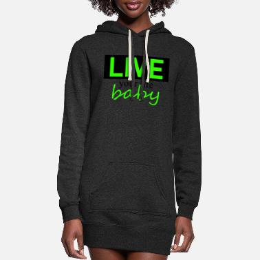 lime green hoodie dress